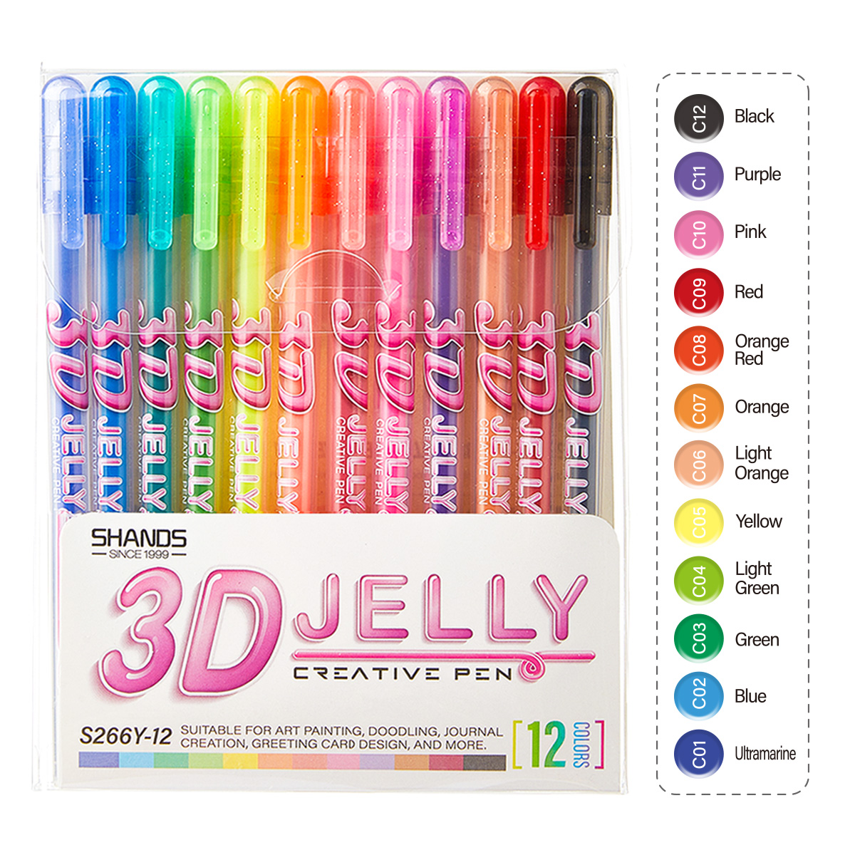 Copic Marker Sketch - SHANDS 12 pièces ensemble de stylos