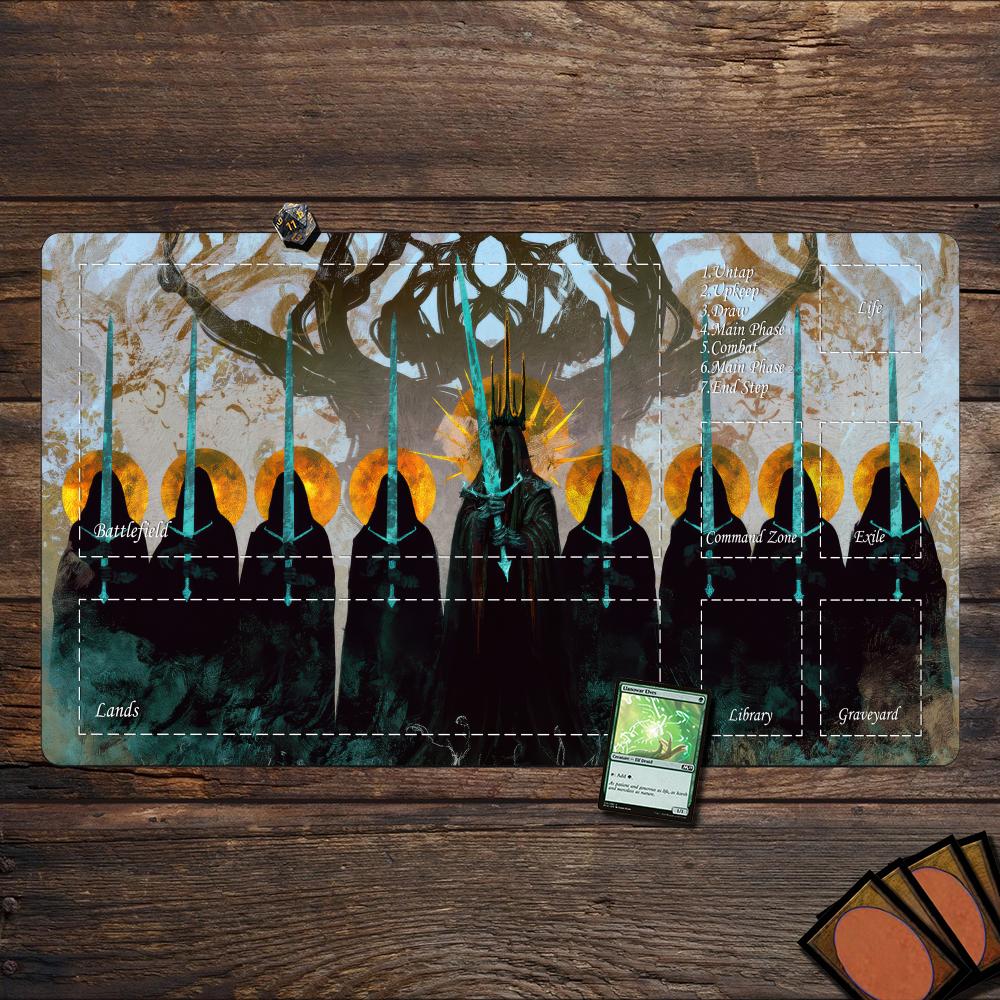 Door Mat Blank - Tapis de jeu magique pour cartes,