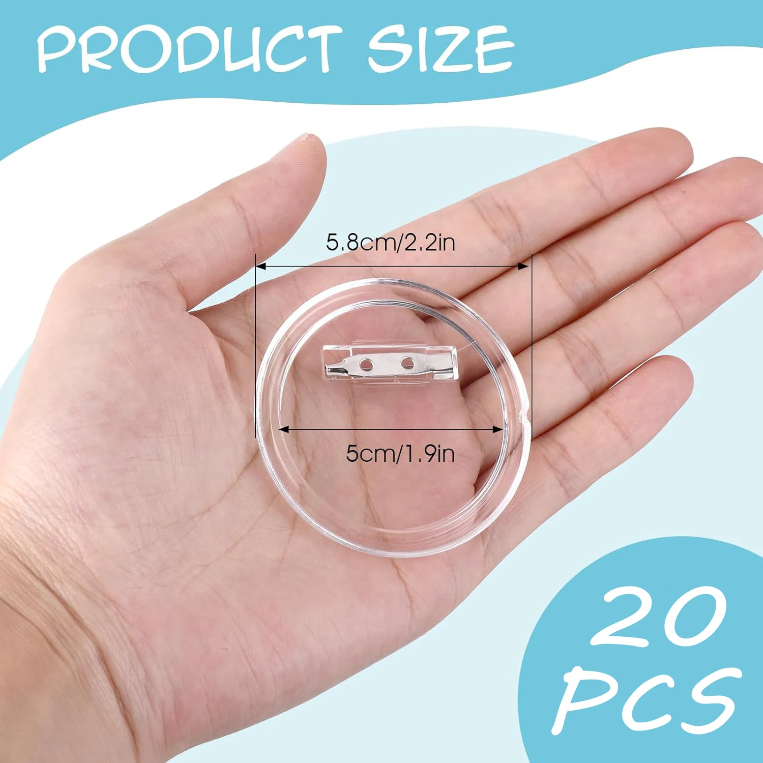 5-20 pièces boutons vierges av - Button Badge Blank avis et prix