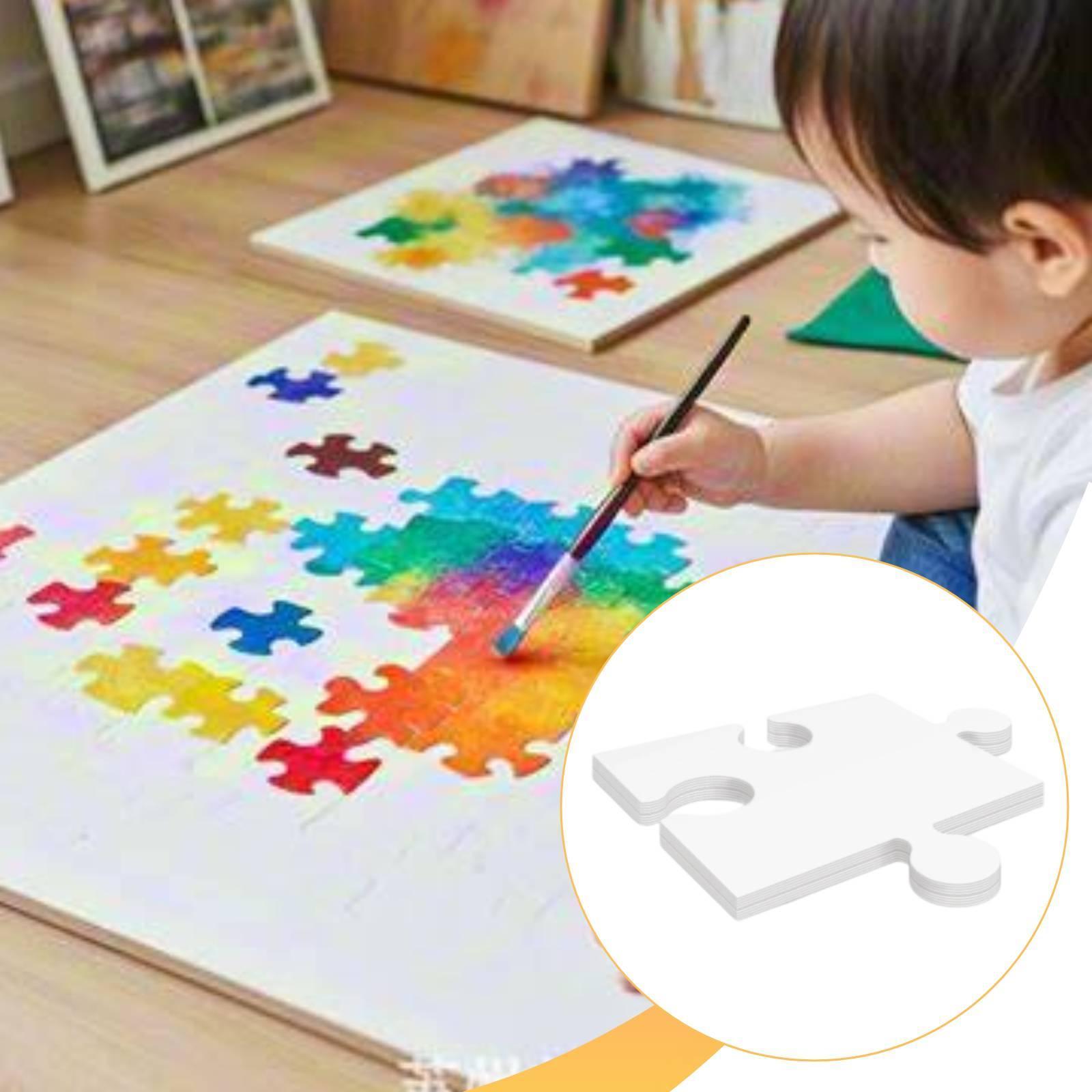 24x puzzles vierges en carton  - Puzzle Blank White avis et prix