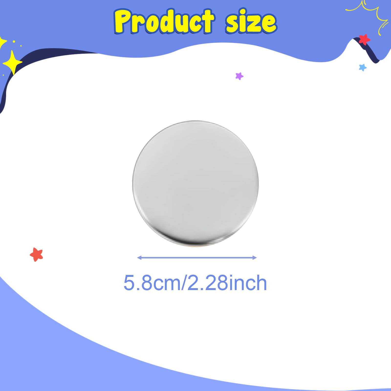 Kit de badges bouton en métal  - Button Badge Blank avis et prix