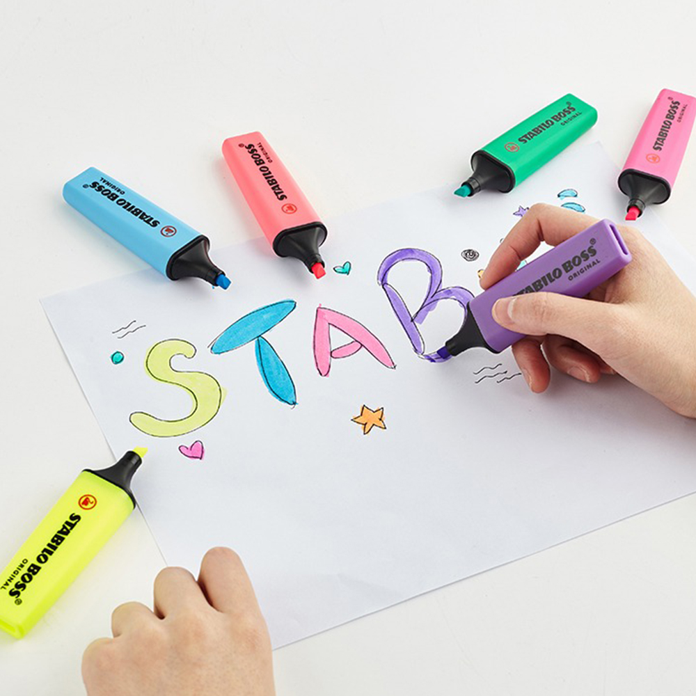Surligneur Stabilo allemand 70 - Stabilo Marker Boss avis et prix