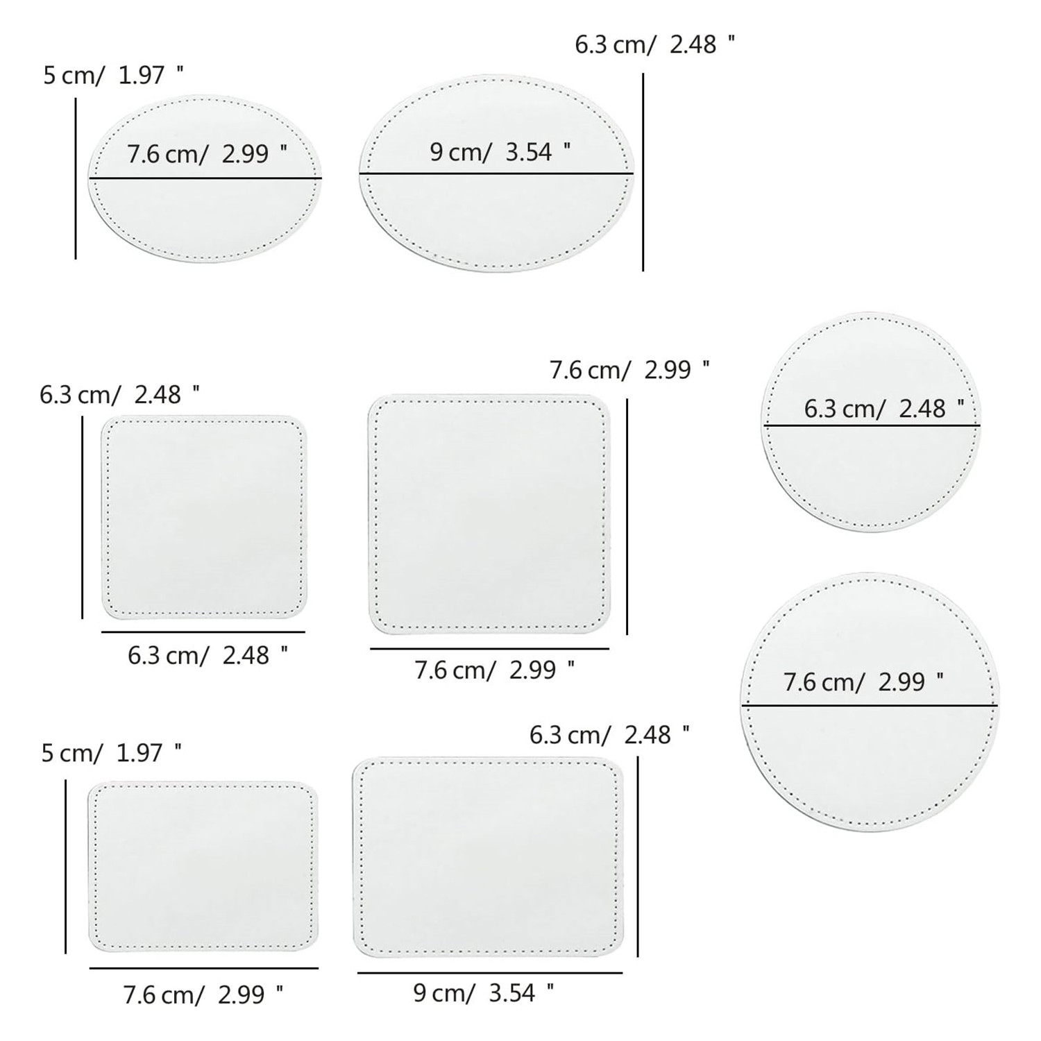 Patchs de chapeau en similicui - Hat Sublimation Blank avis et prix