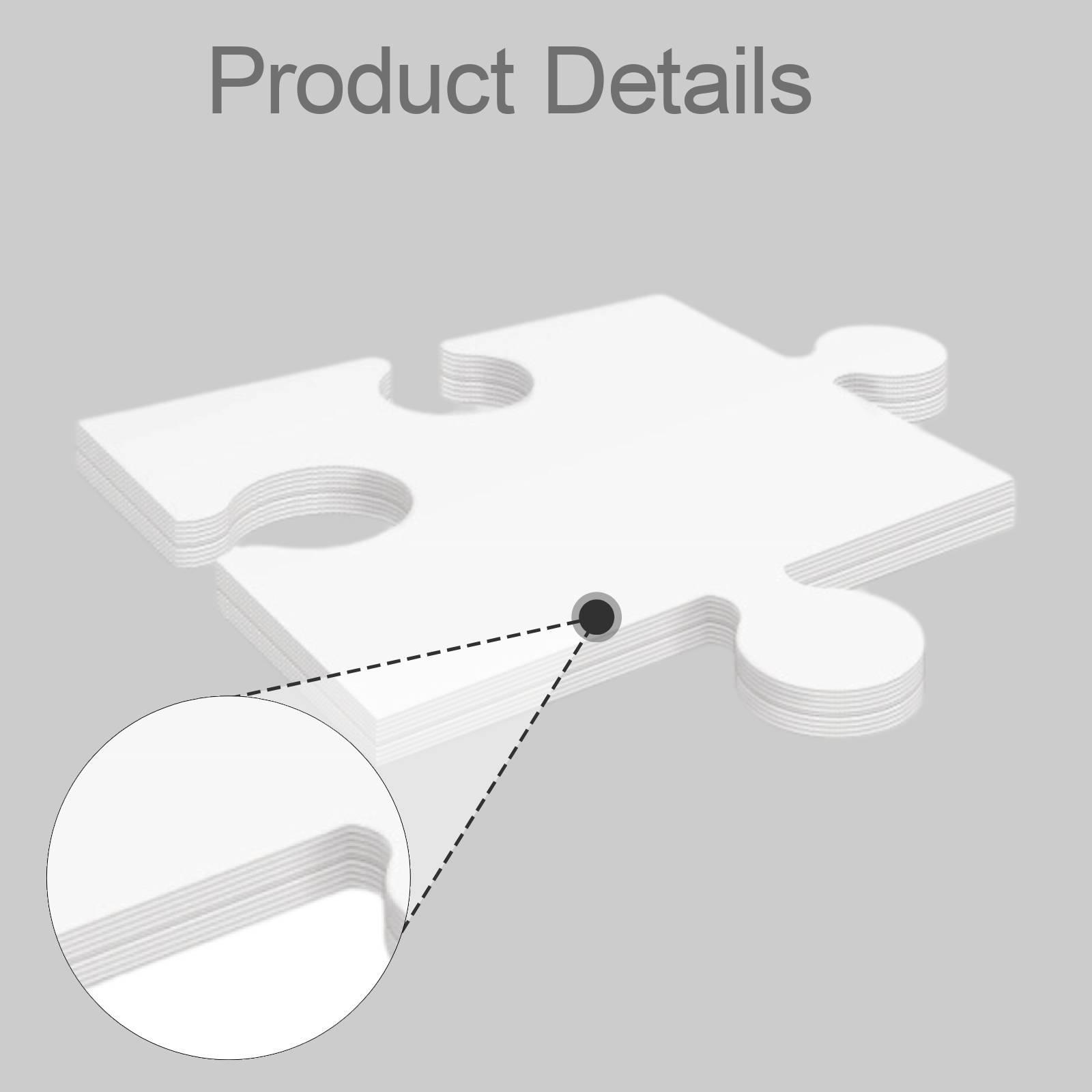 24 puzzles vierges en carton b - Puzzle Blank White avis et prix